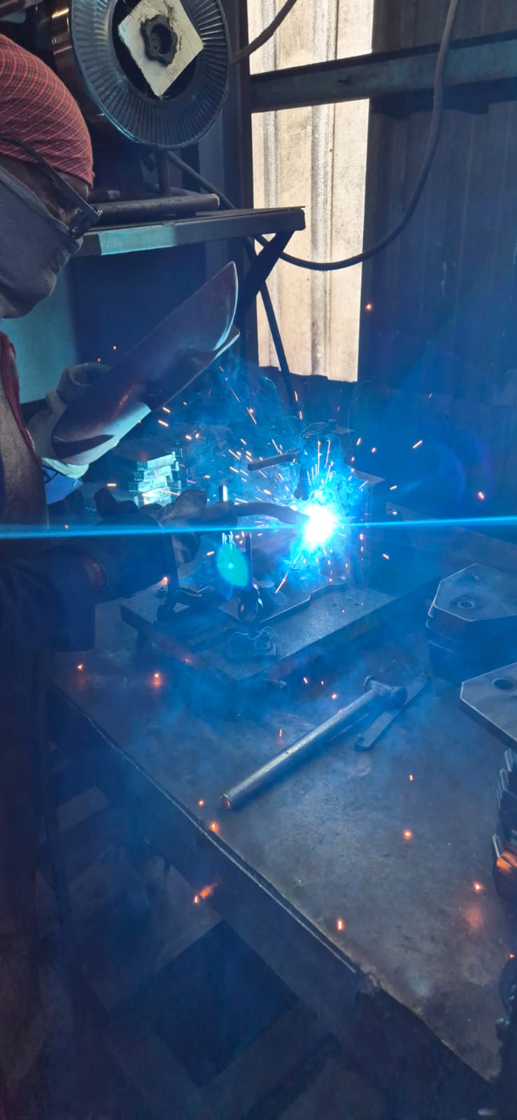 Fabrication welding process at Bharat Pressfab